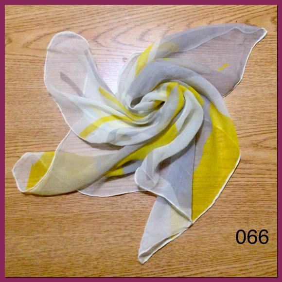 Vtg Mod Sheer Scarf_066 - Picture 1 of 5